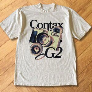 Contax G2 Vintage Film Camera Photography Tee White